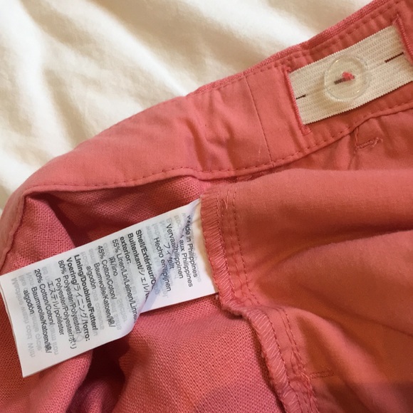Girls size 8 coral coloured J Crew shorts - Picture 2 of 3